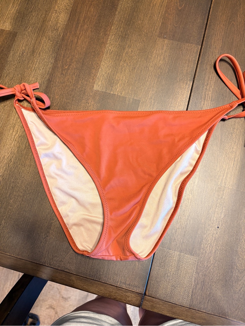 Shade & Shore Coral Tie-Side Bikini Bottom